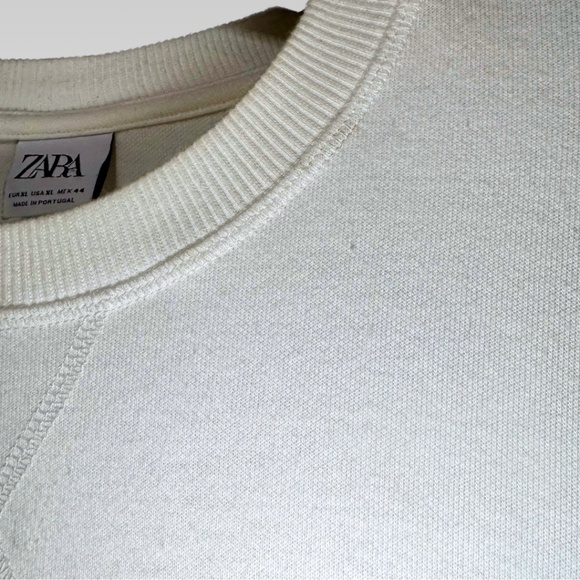 Zara Men's White Sweatshirt - XL - Picture 12 of 16